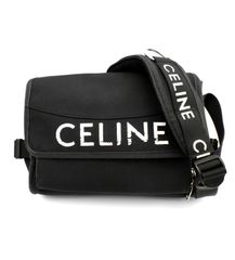 セリーヌ CELINE 【 110062DMT.38SI 】 フロント ロゴ プリント スモール トレッキング メッセンジャー ショルダー バッグ　n8485
