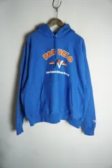 正規 Champion チャンピオン PREMIUM REVERSE WEAVE プレミアム リバース ウェーブ プルオーバー パーカー 青 PAX UELO XL 本物 505O★2