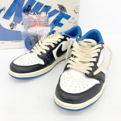 NIKE Travis Scott Fragment ナイキ スニーカー シューズ AIR JORDAN 1 LOW OG SP DM7866-140 メンズ ホワイト系 29cm 靴 DF16934■