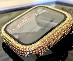 アップルウォッチケース　互換性対応 カスタム　カバー　保護　ギフト　　38 40 41 42 44 45 46  キラキラ　AppleWatch用series2/3/4/5/6/7/8/9/10/11　se1/2/3  ギフト h1