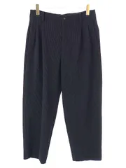 stein シュタイン 23AW Gradation Pleats Two Tuck Trousers グラデーションプリーツ2タックトラウザーズ ブラック S ST.690のサムネイル