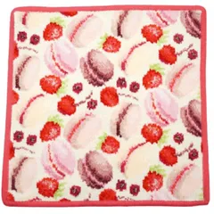 ふぇいらーフェイラー ハンカチFEILERハンドタオル マカロン かわいい 25cm×25cm ハンカチ 肌触り 柔らかい ハンドタオル ピンク チェリー クリックポスト 新品 未使用 正規品プレゼントギフトプチタオルおすすめオシャレ子供キッズkids