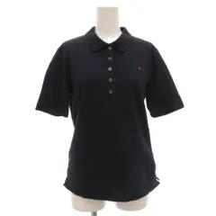 トミーヒルフィガー TOMMY HILFIGER ポロシャツ カットソー 半袖 ロゴ刺繍 ワンポイント M 紺 ネイビー /GV ■GY12