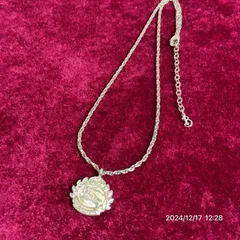 超希少】Burberry リーフモチーフ ネックレス112cm