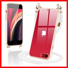 【セール中】 iPhone se3 / se2 / 8 / 7_ホワイト iPhone SE3 SE2 用 ケース ショルダー クリア TPU SE 第3世代