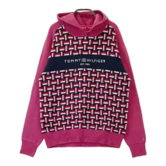 サイズ：M TOMMY HILFIGER GOLF トミー ヒルフィガーゴルフ  ニット パーカー  パープル系 [240101466278] ゴルフウェア レディース ストスト