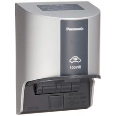 パナソニック(Panasonic) EV・PHEV充電用 接地屋外コンセント 露出・埋込両用 100V用 ホワイトシルバー WK4311S