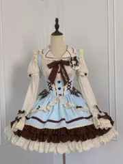 チョコミント　ロリィタ　jsk 最終値下げ jsk ジャンパースカート チョコ ミント ケーキ ロリータ ドレス