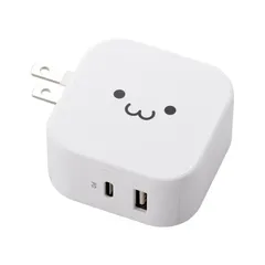 【新着商品】PD対応 USB ) USB Type-C×1 ( / 合計32W USB-A×1 充電器 ホワイトフェイス コンセント MPA-ACCP20WF エレコム