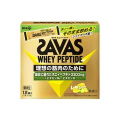 ザバス(SAVAS) プロ ホエイペプチド顆粒 レモン風味 5.2g×12袋 明治