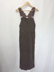 ◇ ⊆ mline エムライン コーデュロイ サロペット サイズF ブラウン レディース E  【1503040009495】のサムネイル