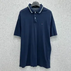 110 Tommy Hilfiger(トミーヒルフィガー) メンズ ルーズフィット 半袖 ポロTシャツ
