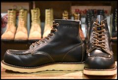 【8E 良品 13年】レッドウィング 9874 アイリッシュセッター ブラック クローンダイク モックトゥ 黒 ブーツ redwing HOPESMORE【FF475】