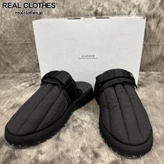 【未使用】SUICOKE/スイコック ZAVO-PUFF-TRab/ミュール/サンダル/ブラック/29.0