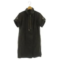 ボディドレッシングデラックス BODY DRESSING Deluxe ハイネックジップワンピース ミニ 38 チャコールグレー /MY ■OSのサムネイル