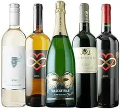 【飲み比べセット】当店のロングセラーワイン5本セット（赤2本・白2本・泡1本） 送料無料 メルカリのサムネイル
