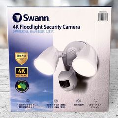スワン Swann Wifi 4K フロードライト セキュリティカメラ SWIFI-4KFLOCAM-JP
