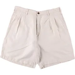 古着 90年代 ラルフローレン Ralph Lauren CHAPS チャップス ツータック リネンショーツ ショートパンツ メンズw34相当/eaa576627
