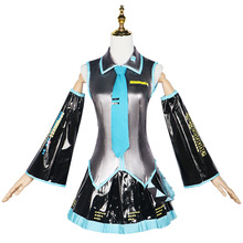 Cosplay コスプレ衣装 初音ミク 通常V ウイッグ付き コスチューム ボーカロイドシリーズ 風 ボディースーツ 制服 グッズコスプレ キャラ 人気 アニメイベンド ハロウィン クリスマス イベン