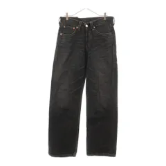【Levi's902/先染めブラックデニム/ジーンズ】尾錠/ボタンフライ/W86 Levi's902/先染めブラックデニム/ジーンズ】尾錠/ボタンフライ