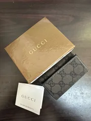 【まだまだ使えます❗️ 安い！】美品 グッチ 6連 キーケース GG柄 キャンバス レザー ブラック  SY　240300660ACT