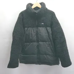 ◇ ⊇ JaVa ジャバ ボア切替 長袖 中綿ジャケット サイズM ブラック メンズ レディース E  【1504240009520】