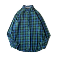 00s Eddie Bauer ブロック チェック 長袖 ボタンダウン シャツ XL / 00年代 オールド エディーバウアー