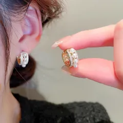 ピアス パール czダイヤ ゴールド シルバー925 小粒  高級感 最新 シンプル ブライダル 日常 大人 人気 可愛い 優雅 新生活