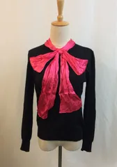 GUCCI グッチ バックジップ カシミヤ シルク ニット セーター トップスのサムネイル