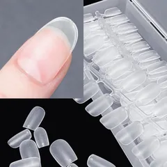 【ラスト1点】つけ爪 自然なフィット感 サンディング 夏 300枚 (オーバルS) クリア ショート 超薄 ネイルチップ COLORBIRD