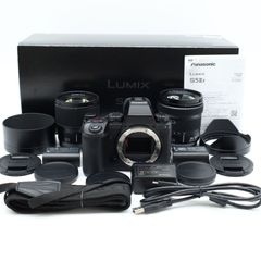 3100ショット！新品級 ★ パナソニック DC-S5M2XW S5M2XW 標準ズームレンズ・単焦点レンズキット ブラックフルサイズミラーレス一眼カメラ