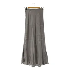 【美品】  SHAINA MOTE / シャイナモート | 2024SS | L'Appartement / アパルトモン BIAS FLARE SKIRT / フレア ロングスカート | S | グレー | レディース