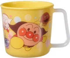 アンパンマン マグカップ イエロー (絵柄がはがれないタイプ)　レック