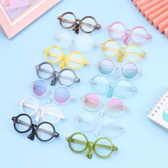 1本　ミニチュア　眼鏡 メガネ サングラス 伊達眼鏡 犬 猫 小動物 ぬいぐるみ ブライス ICYドール　適合　ドル活　ドール用品　インスタ映え