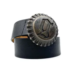 ガリアーノ　カメオバックル　革ベルト galliano (ガリアーノ) Cameo Buckle Leather Belt カメオ