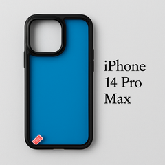 iPhone 14 Pro Max ケース 耐衝撃 ブルー×ブラック 人気