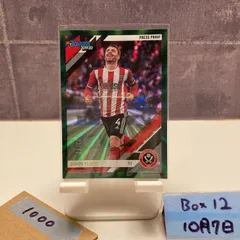 2019-20 Panini Donruss John Fleck 22/50 Sheffield United Green Press Proof Parallel カード