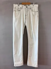 TOPMAN トップマン ホワイトデニムパンツ  ブリーチジーンズ スキニーパンツ 白 メンズ W30