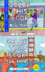 【新品未使用セット】大人の塗り絵 2冊★ Color this Book New York City ＆ San Francisco