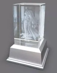 【中古】置物・装飾品 [単品] マルローネ 3Dクリスタル 「PS5/PS4/Switchソフト マリーのアトリエ Remake ～ザールブルグの錬金術士～ ファミ通DXパック 3Dクリスタルセット」 同梱特典