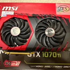 2024年最新】msi gaming geforce gtx 1070 ti 256－bit 8gb gddr5 vr