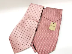MER831 （COMME CA ISM  MEN)コムサイズム メンズ   ドット柄 ネクタイ 2本セット