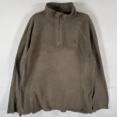 古着 ザ・ノースフェイス THE NORTH FACE フリーストレーナー ハーフジップ ワンポイントロゴ ライナー インナー XL  グレー系 レディース
