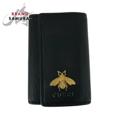 GUCCI グッチ　キーケース　蜂　刻印　6連　美品　お洒落　付属品完備 GUCCI グッチ キーケース 蜂 刻印 6連 美品 お洒落 付属品完備