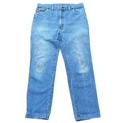 WRANGLER AMERICAN LEGEND 85500SW USA製 ハイウエスト テーパードデニム 36X32 メンズ2XL ライトブルー ラングラー アメリカンレジェンド