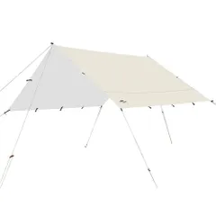 【新着商品】アウトドア キャンプ 防雨･防風･日除け シルバーコーティング UVのサムネイル