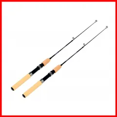 2本セット 65cm コンパクトロッド 短竿 収納時約28cm 穴釣り VILTAGE ヘチ釣り ワカサギ氷上釣り 小物釣りに 硬め 短竿 振り出し式