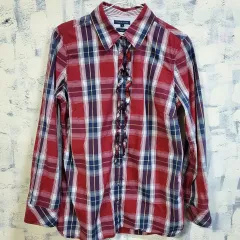 トミーヒルフィガー チェック カラ 長袖 シャツ 8