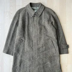 Trinity トリニティ グレー ウールコート ロングコート チェスターコート