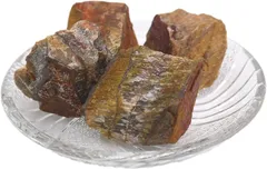 sugarello 虎目石 鉱物 標本 天然石 原石 ヒーリング パワーストーン 希少鉱物 レアストーン 鉱石標本 宝石原石 天然鉱石 かち割り 約3～5cm ランダム 3～4個セット 合計120g以上(タイガーアイ)